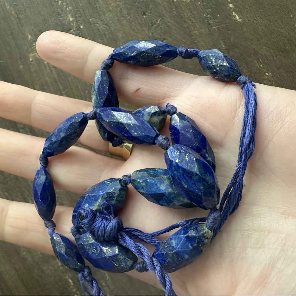 VTG Lapis Necklace - Picture 7 of 9